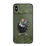 Personalized Canadian Soldier/Veterans Phone Case Printed 22JUY-HQ28