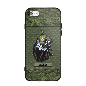 Personalized Canadian Soldier/Veterans Phone Case Printed 22JUY-HQ28