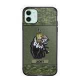 Personalized Canadian Soldier/Veterans Phone Case Printed 22JUY-HQ28