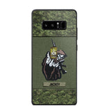 Personalized Canadian Soldier/Veterans Phone Case Printed 22JUY-HQ28