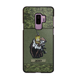 Personalized Canadian Soldier/Veterans Phone Case Printed 22JUY-HQ28