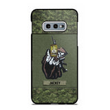 Personalized Canadian Soldier/Veterans Phone Case Printed 22JUY-HQ28