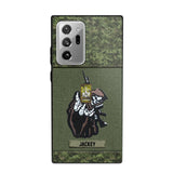 Personalized Canadian Soldier/Veterans Phone Case Printed 22JUY-HQ28