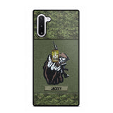 Personalized Canadian Soldier/Veterans Phone Case Printed 22JUY-HQ28