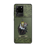 Personalized Canadian Soldier/Veterans Phone Case Printed 22JUY-HQ28