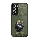Personalized Canadian Soldier/Veterans Phone Case Printed 22JUY-HQ28