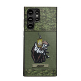 Personalized Canadian Soldier/Veterans Phone Case Printed 22JUY-HQ28
