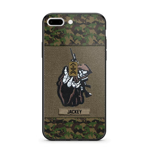 Personalized Swiss Soldier/Veterans Phone Case Printed 22JUY-HQ28