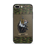 Personalized Swiss Soldier/Veterans Phone Case Printed 22JUY-HQ28