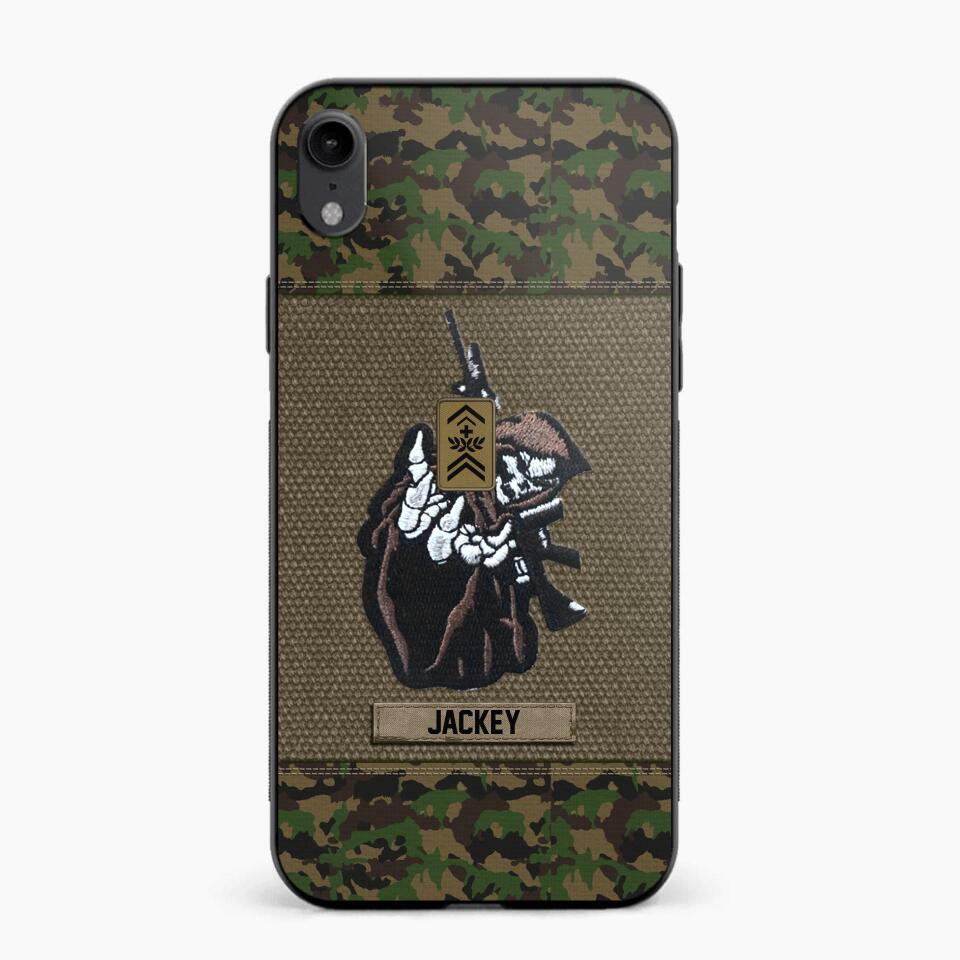 Personalized Swiss Soldier/Veterans Phone Case Printed 22JUY-HQ28
