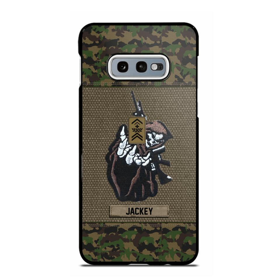 Personalized Swiss Soldier/Veterans Phone Case Printed 22JUY-HQ28