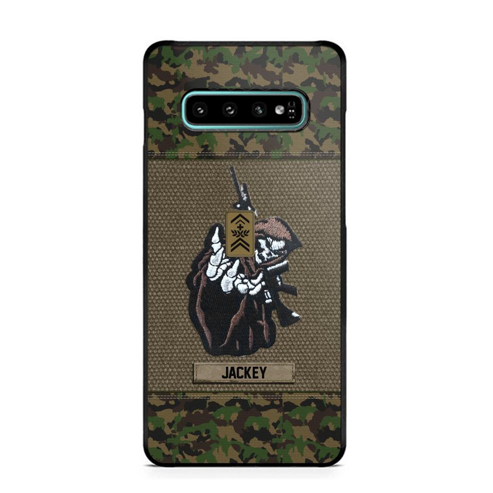 Personalized Swiss Soldier/Veterans Phone Case Printed 22JUY-HQ28