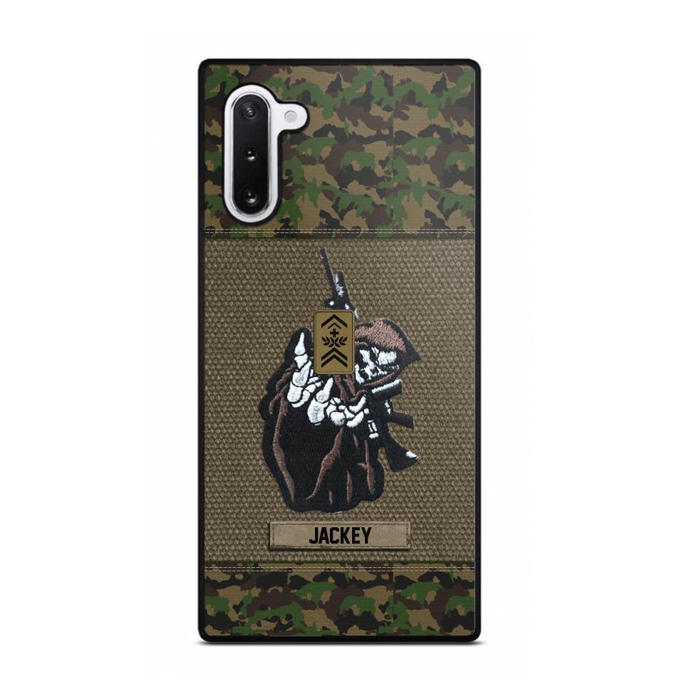Personalized Swiss Soldier/Veterans Phone Case Printed 22JUY-HQ28