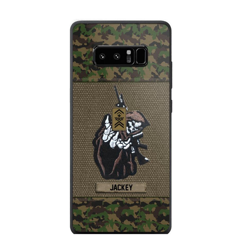 Personalized Swiss Soldier/Veterans Phone Case Printed 22JUY-HQ28