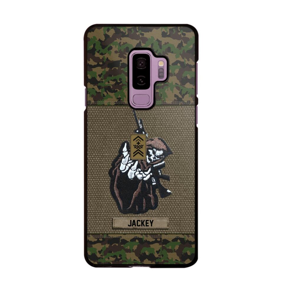Personalized Swiss Soldier/Veterans Phone Case Printed 22JUY-HQ28