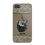Personalized U.S Soldier/Veterans Phone Case Printed 22JUY-HQ28