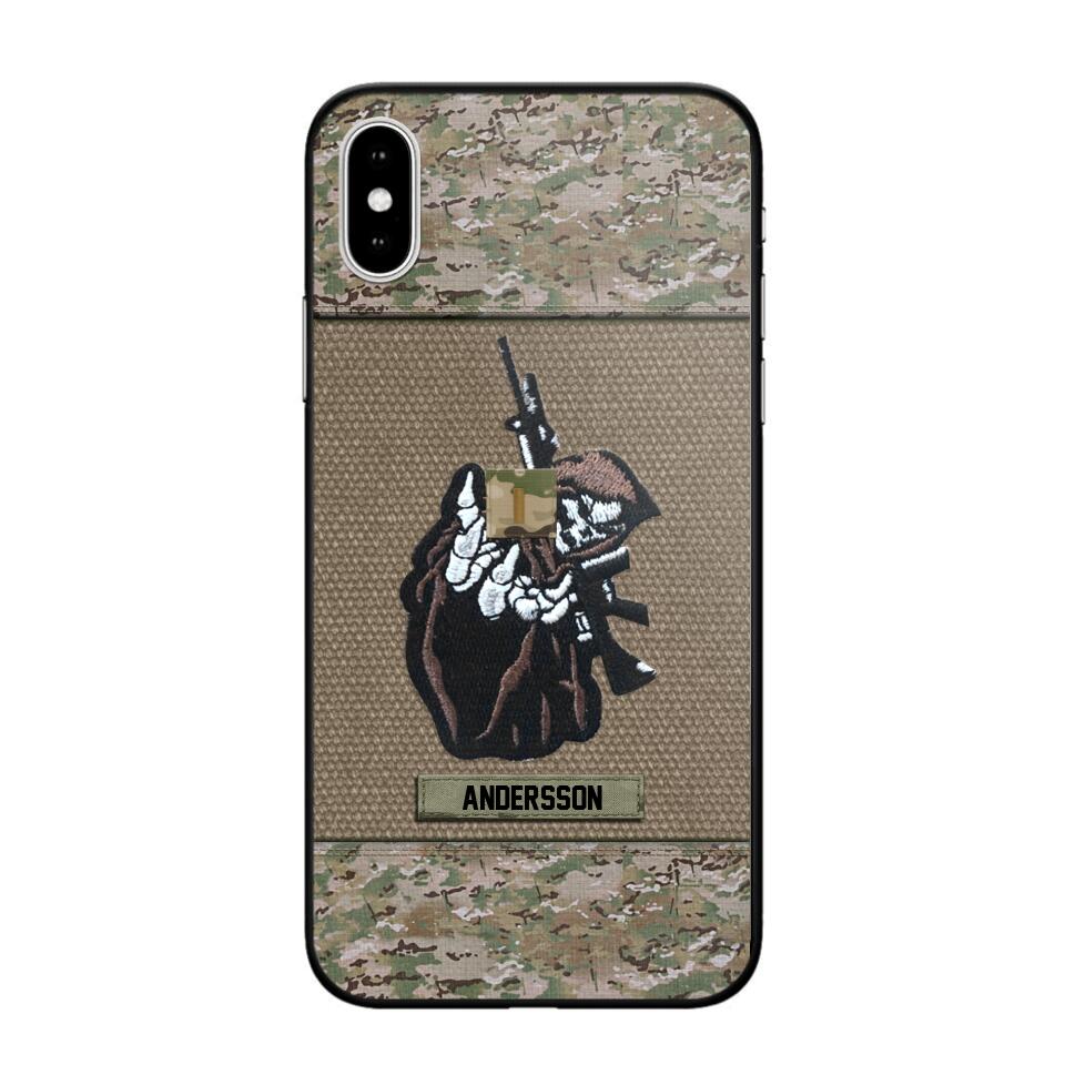 Personalized U.S Soldier/Veterans Phone Case Printed 22JUY-HQ28