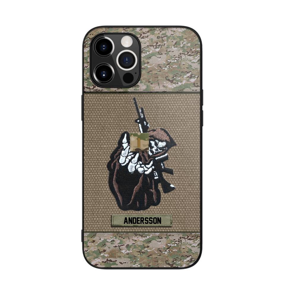 Personalized U.S Soldier/Veterans Phone Case Printed 22JUY-HQ28