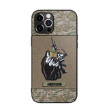 Personalized U.S Soldier/Veterans Phone Case Printed 22JUY-HQ28