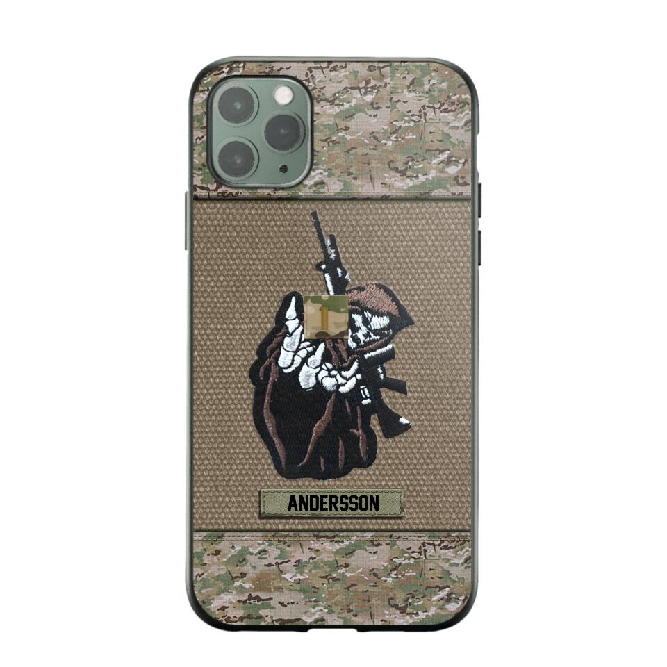 Personalized U.S Soldier/Veterans Phone Case Printed 22JUY-HQ28