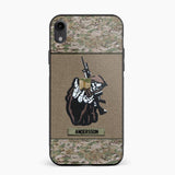 Personalized U.S Soldier/Veterans Phone Case Printed 22JUY-HQ28