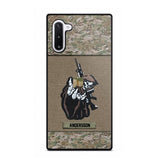 Personalized U.S Soldier/Veterans Phone Case Printed 22JUY-HQ28