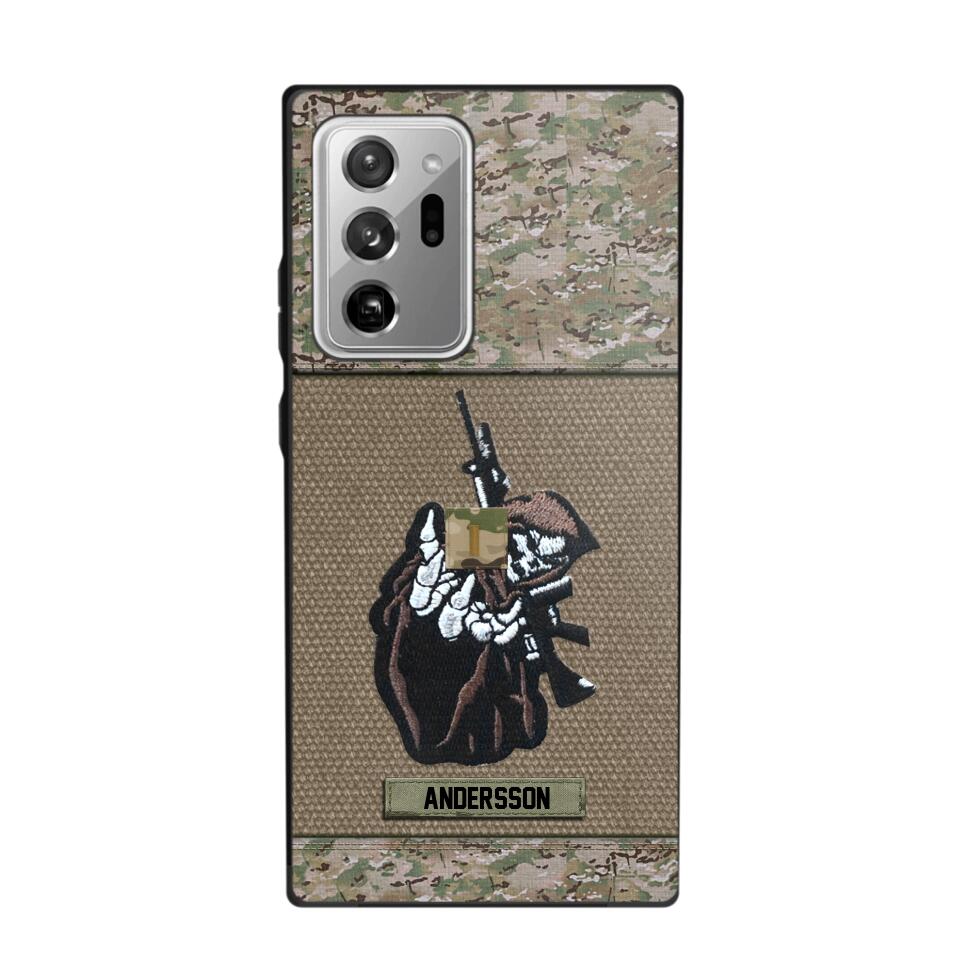 Personalized U.S Soldier/Veterans Phone Case Printed 22JUY-HQ28
