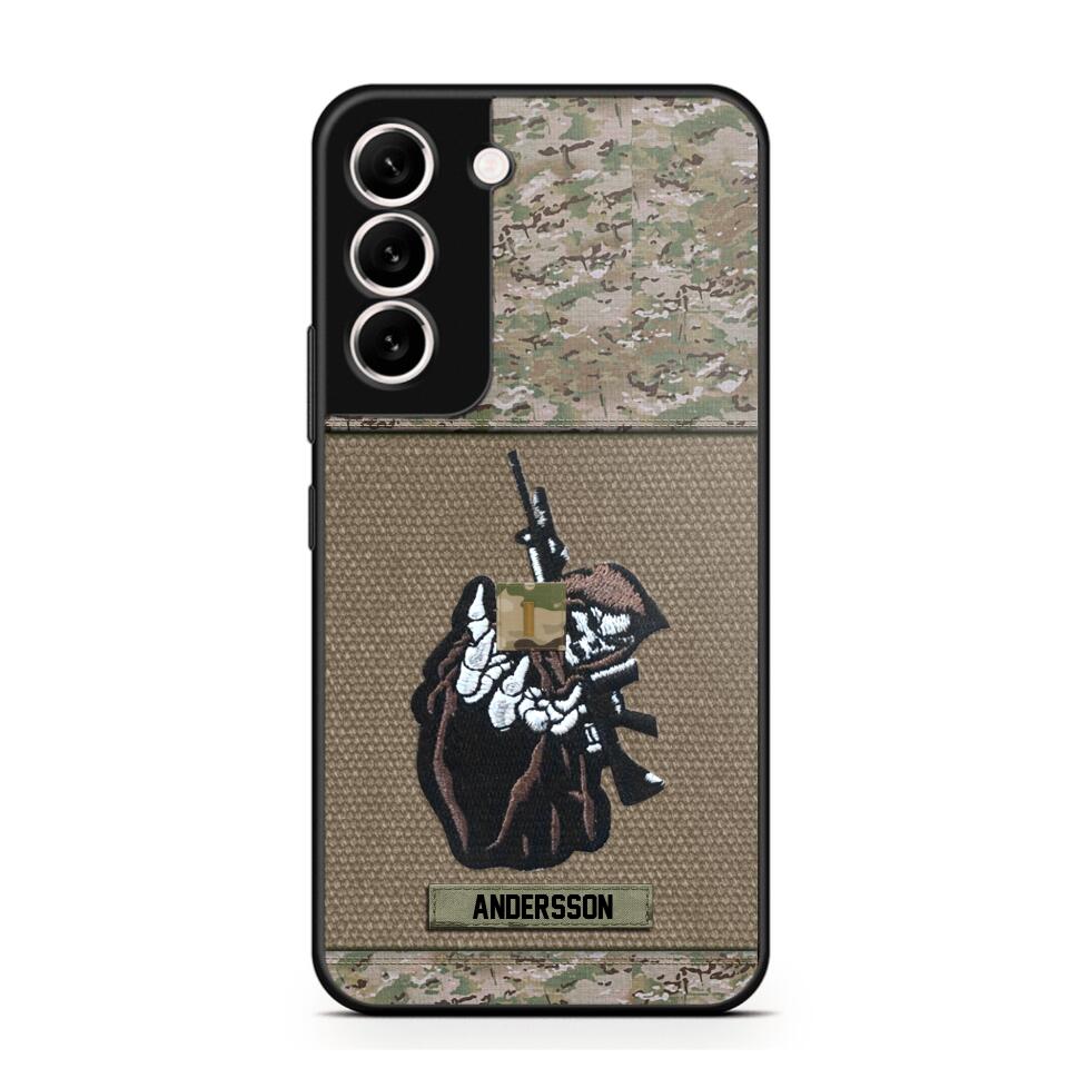 Personalized U.S Soldier/Veterans Phone Case Printed 22JUY-HQ28
