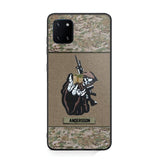Personalized U.S Soldier/Veterans Phone Case Printed 22JUY-HQ28