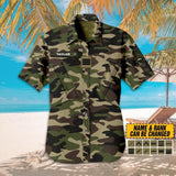 DH Personalized French Soldier/Veterans Hawaii Shirt Printed HC2907