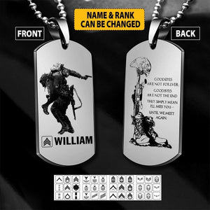 DH Personalized U.S Veterans/Soldier Necklaces Printed HC2907