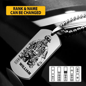 Personalized Irish Soldier Dog Tag Printed 22JUY-HY29