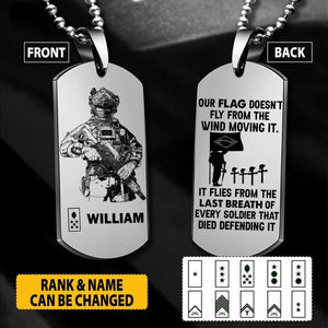 Personalized Brazilian Soldier/Veterans Necklaces Printed 22JUY-HY28