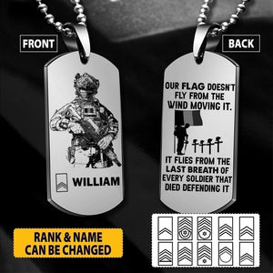 Personalized Mexican Soldier/Veterans Necklaces Printed 22JUY-HY28