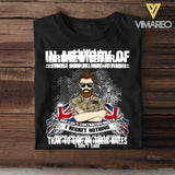 Personalized I Am An UK Grumpy Veteran/ Solider In Memory Of Those Who Believed It Was Tshirt Printed QTVQ0108