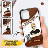 Personalized I'm A Simple Old Man, I'm Grumpy And I LIke My Dog Phone Case Printed NQDT0108