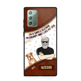 Personalized I'm A Simple Old Man, I'm Grumpy And I LIke My Dog Phone Case Printed NQDT0108