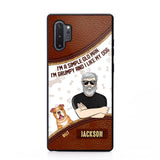 Personalized I'm A Simple Old Man, I'm Grumpy And I LIke My Dog Phone Case Printed NQDT0108