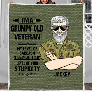 Personalized Australian Veterans/Soldier Quilt Blanket Printed 22JUL-HQ01