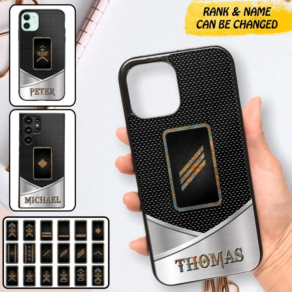 Personalized Swiss Veteran/ Solider Phonecase QTDT0208