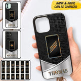 Personalized Swiss Veteran/ Solider Phonecase QTDT0208