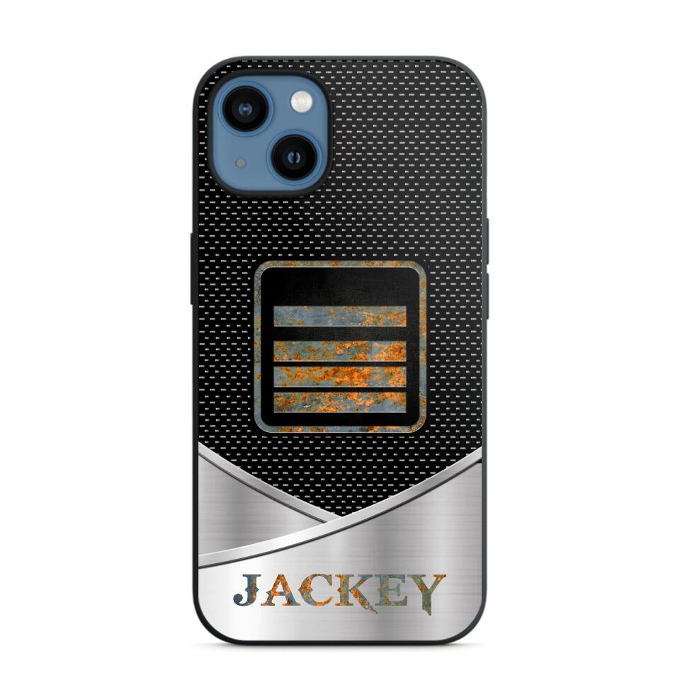 Personalized French Veteran/ Solider Phonecase QTDT0208