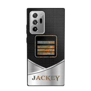 Personalized French Veteran/ Solider Phonecase QTDT0208