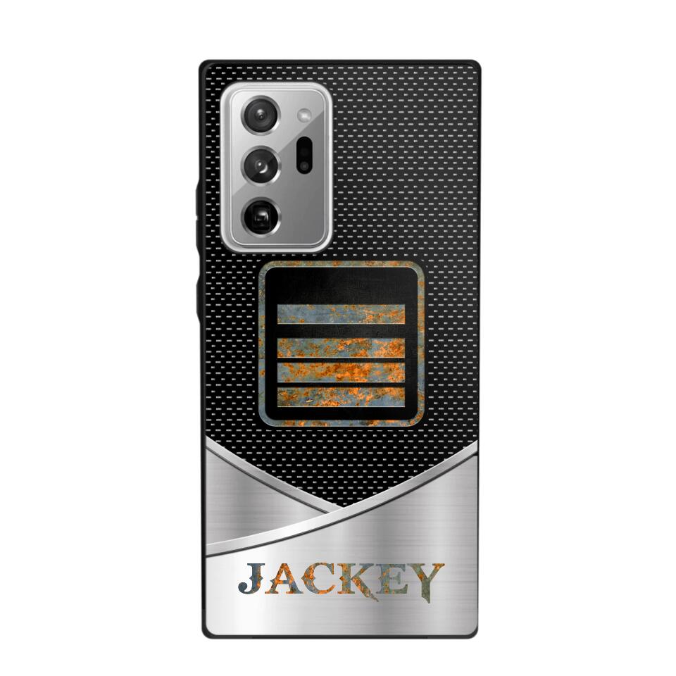 Personalized French Veteran/ Solider Phonecase QTDT0208