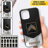 Personalized French Veteran/ Solider Phonecase QTDT0208