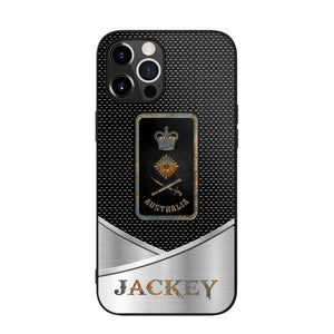 Personalized Australian Veteran/ Solider Phonecase QTDT0208