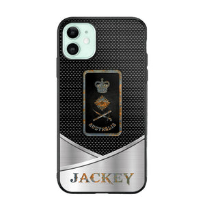 Personalized Australian Veteran/ Solider Phonecase QTDT0208