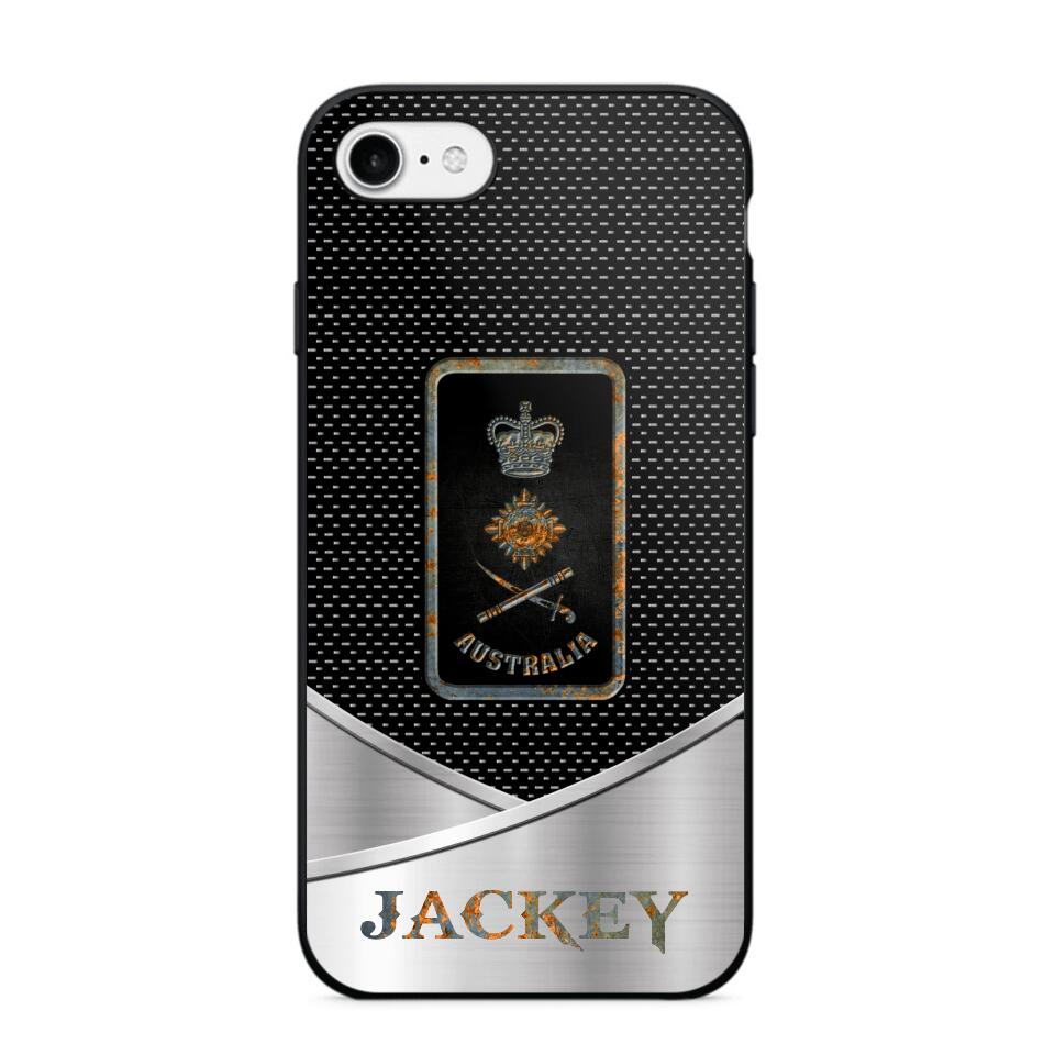 Personalized Australian Veteran/ Solider Phonecase QTDT0208