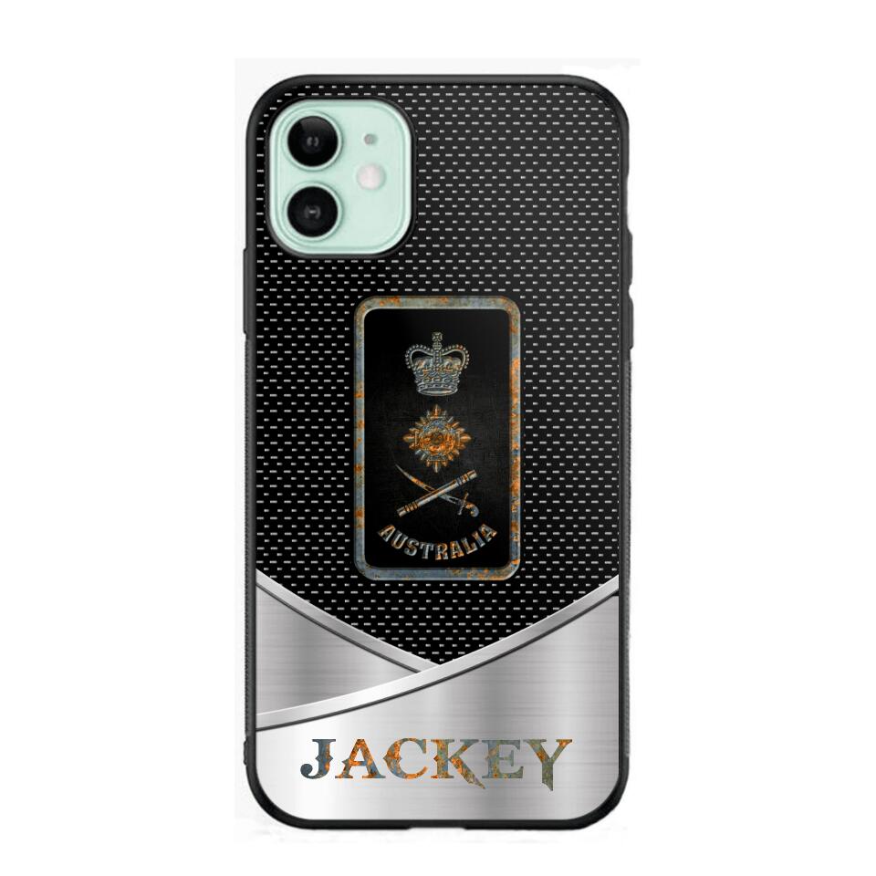 Personalized Australian Veteran/ Solider Phonecase QTDT0208