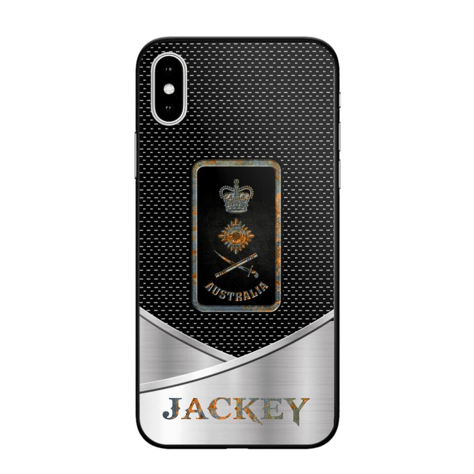 Personalized Australian Veteran/ Solider Phonecase QTDT0208